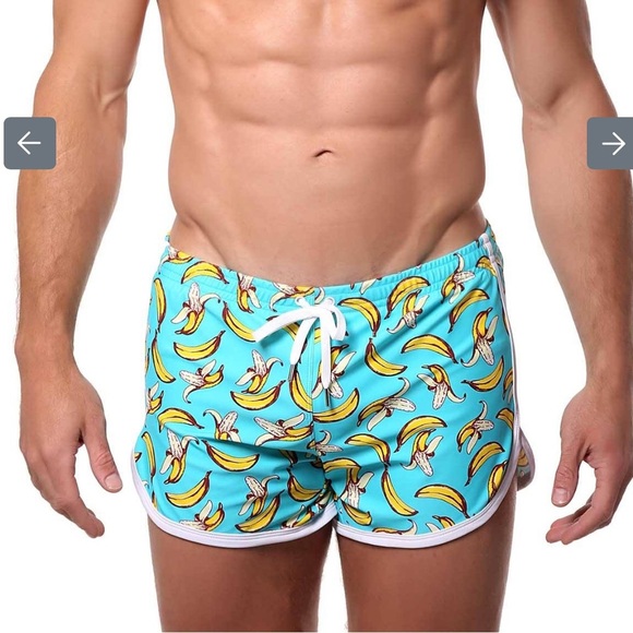 Poolboy Banana Print Swim Shorts medium - Picture 9 of 12